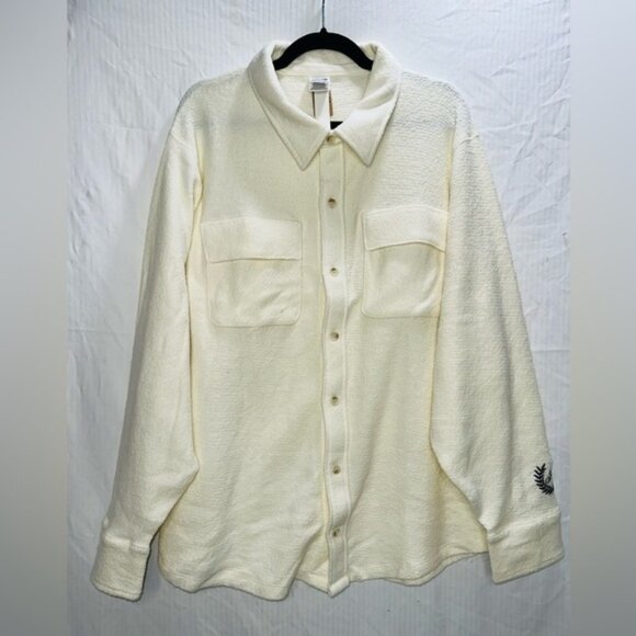 Pink REVERSE FLEECE SHACKET - Picture 4 of 9